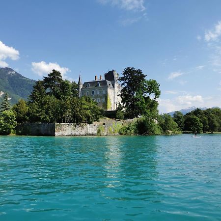 La Baie Des Voiles ,Vue Lac D'Annecy ,Plage Privee Duingt Buitenkant foto