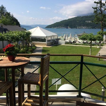 La Baie Des Voiles ,Vue Lac D'Annecy ,Plage Privee Duingt Buitenkant foto