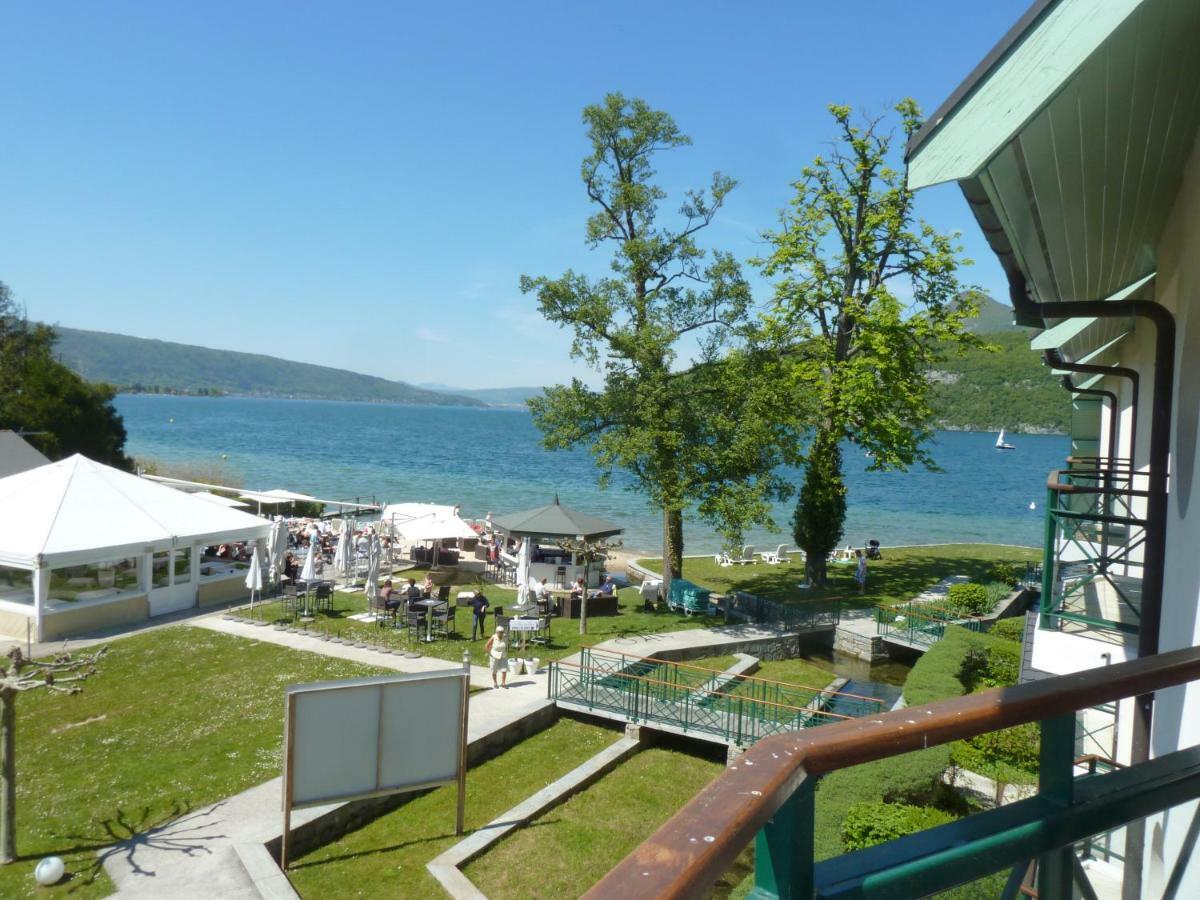 La Baie Des Voiles ,Vue Lac D'Annecy ,Plage Privee Duingt Buitenkant foto