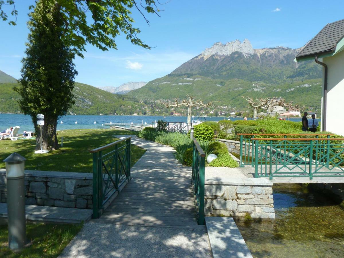 La Baie Des Voiles ,Vue Lac D'Annecy ,Plage Privee Duingt Buitenkant foto