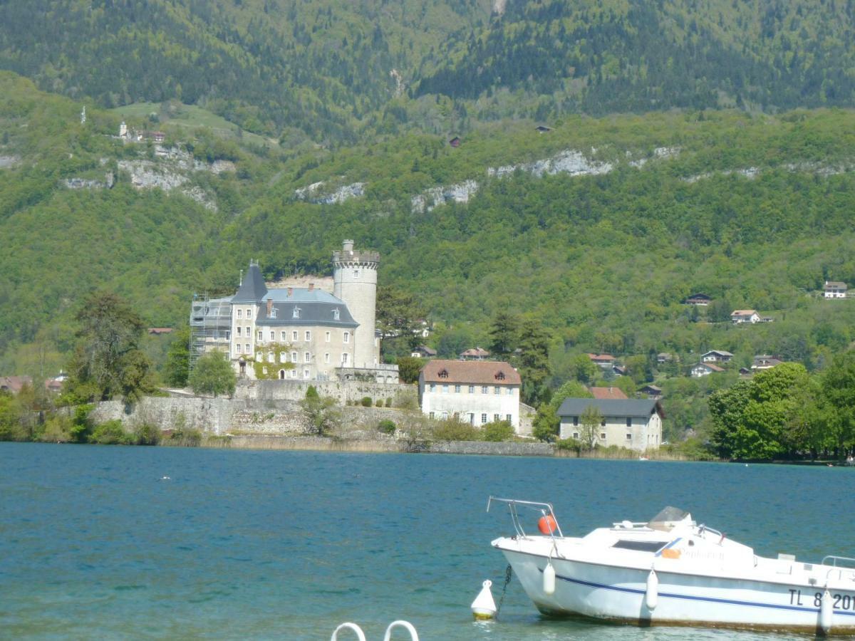 La Baie Des Voiles ,Vue Lac D'Annecy ,Plage Privee Duingt Buitenkant foto