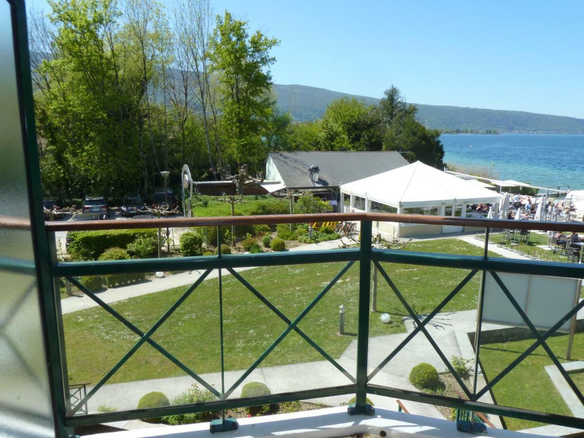 La Baie Des Voiles ,Vue Lac D'Annecy ,Plage Privee Duingt Buitenkant foto