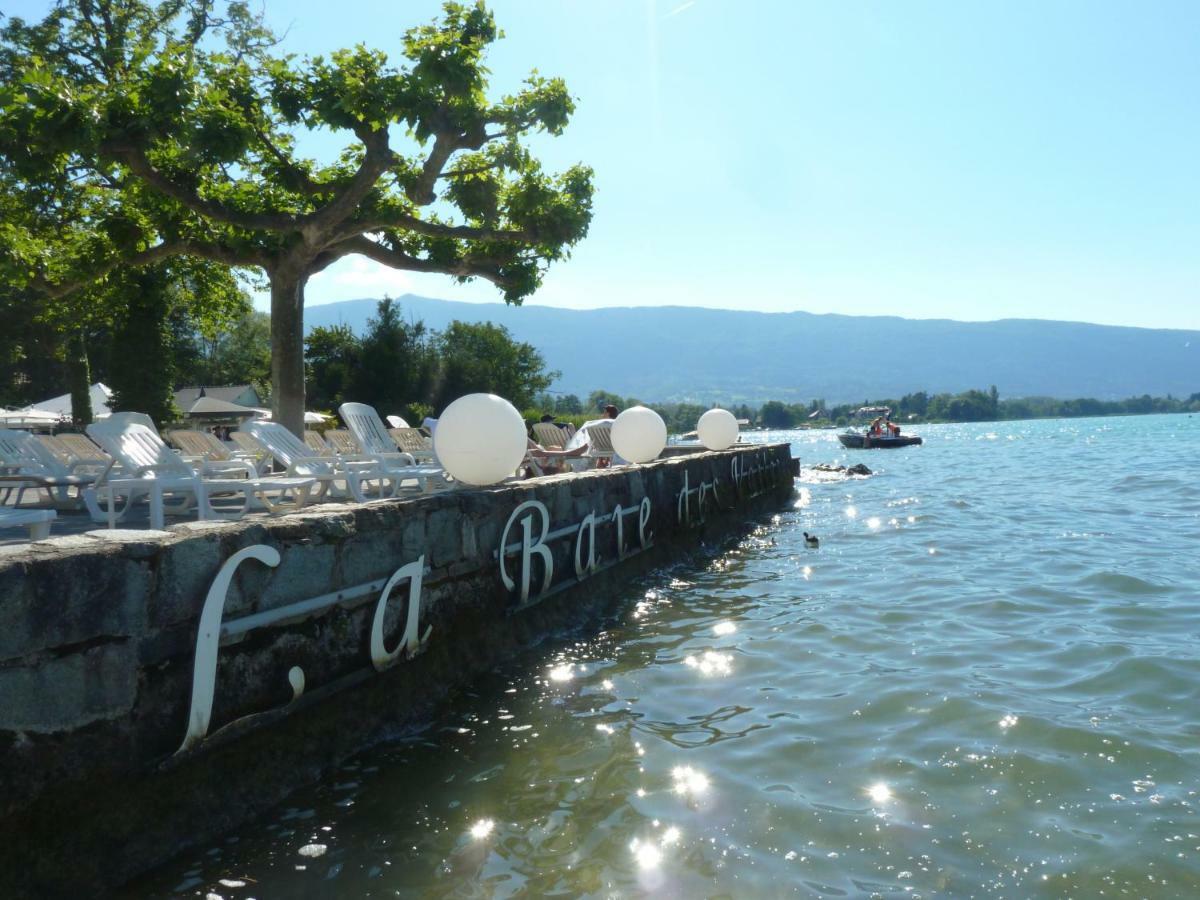 La Baie Des Voiles ,Vue Lac D'Annecy ,Plage Privee Duingt Buitenkant foto