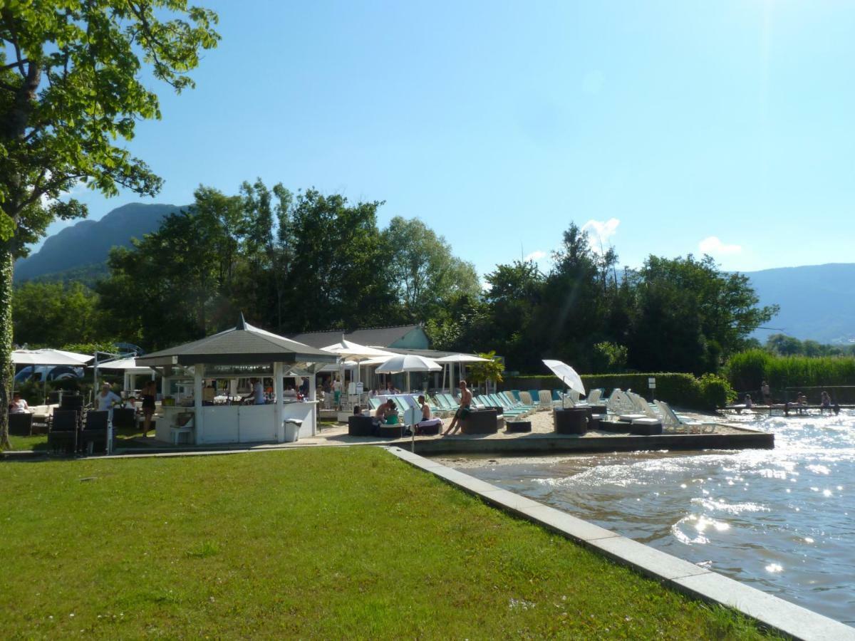 La Baie Des Voiles ,Vue Lac D'Annecy ,Plage Privee Duingt Buitenkant foto