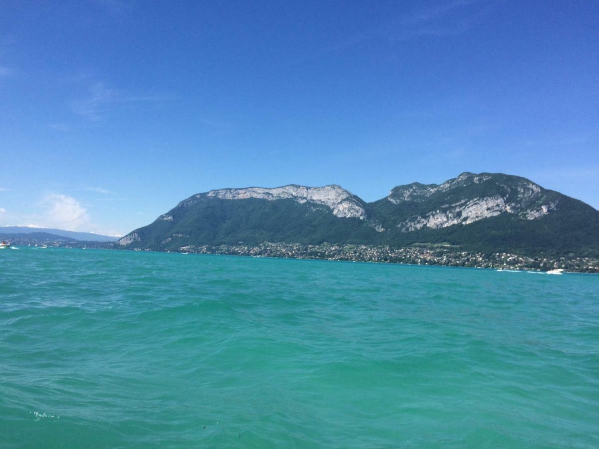 La Baie Des Voiles ,Vue Lac D'Annecy ,Plage Privee Duingt Buitenkant foto