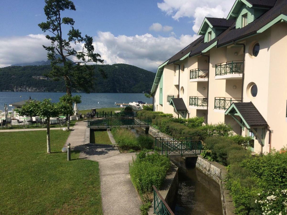 La Baie Des Voiles ,Vue Lac D'Annecy ,Plage Privee Duingt Buitenkant foto